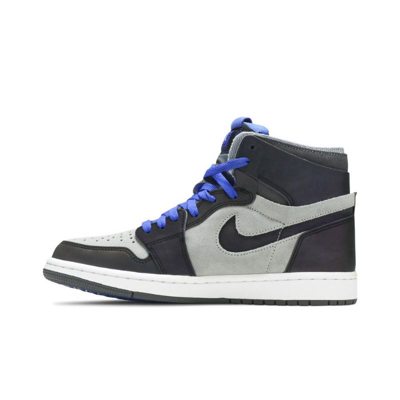 Air Jordan 1 League Of Legends Zoom Comfort Grå Svart Blå Hvit Herresko
