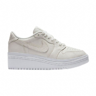 Air Jordan 1 Løftede Hvite Damesko