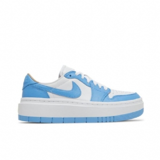 Air Jordan 1 Low Elevate Hvit Blå Damesko