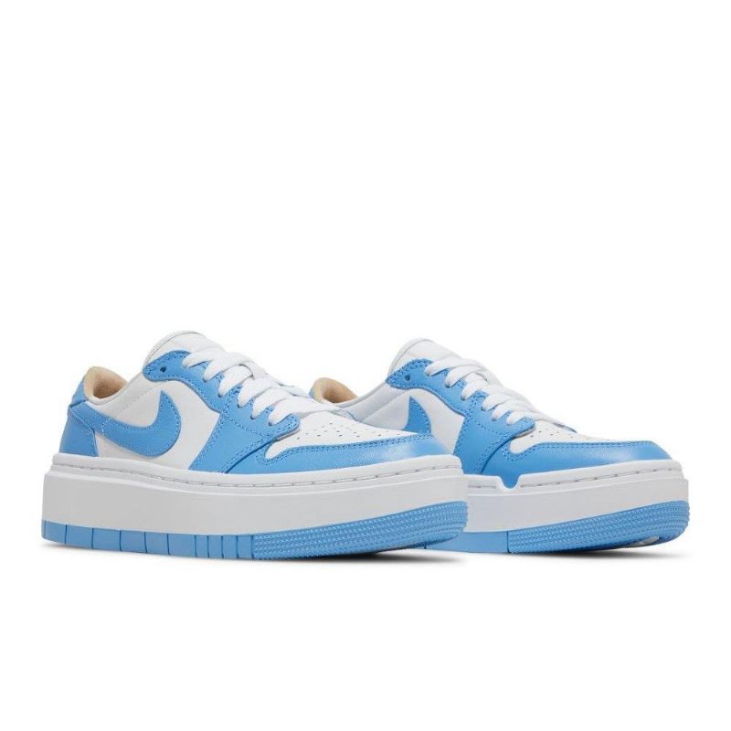 Air Jordan 1 Low Elevate Hvit Blå Damesko