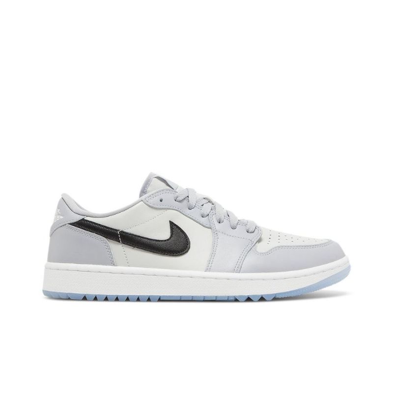 Air Jordan 1 Low Golf Grå Hvit Svart Herresko