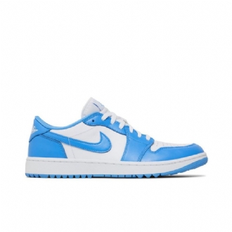 Air Jordan 1 Low Golf Hvit Blå Herresko