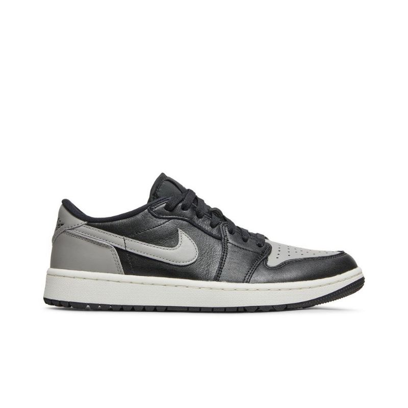 Air Jordan 1 Low Golf Svart Grå Herresko