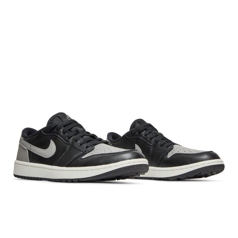 Air Jordan 1 Low Golf Svart Grå Herresko