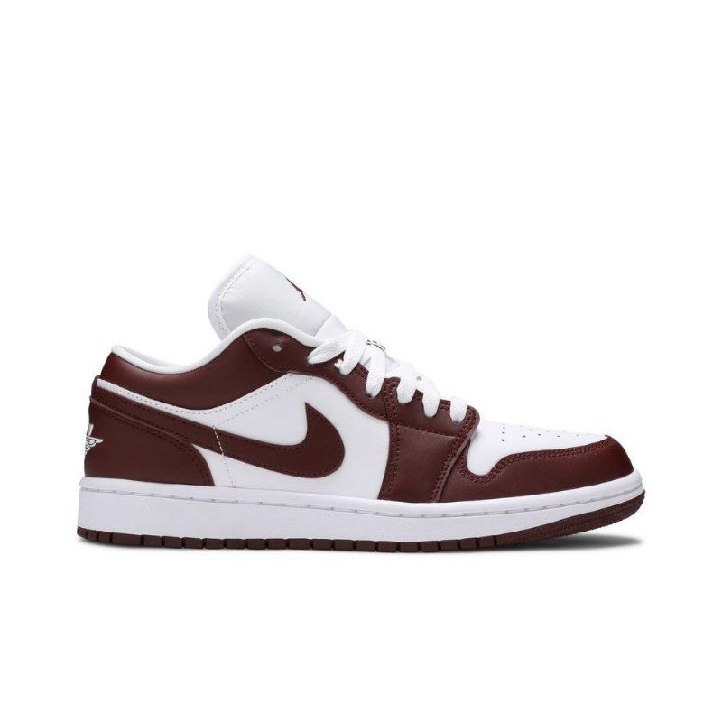 Air Jordan 1 Low Hvit Bordeaux Damesko