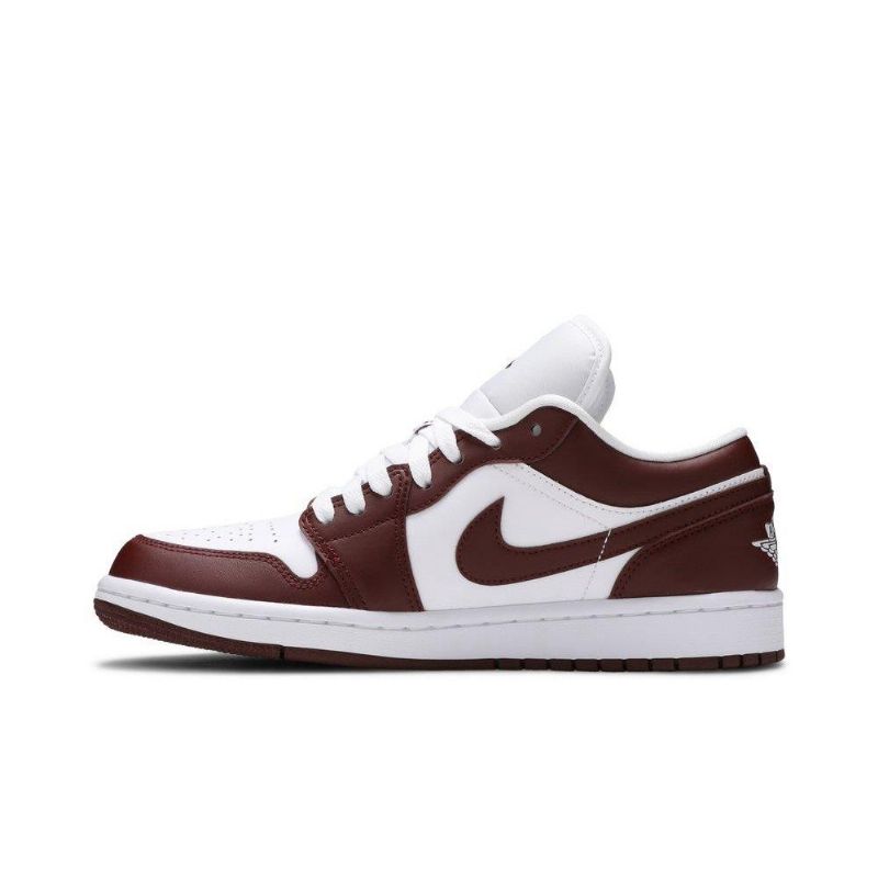Air Jordan 1 Low Hvit Bordeaux Damesko