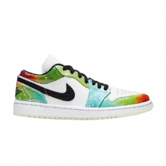 Air Jordan 1 Low Hvit Flerfarget Damesko