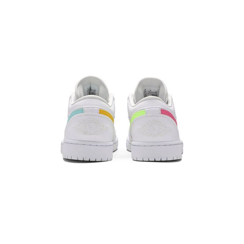 Air Jordan 1 Low Hvit Flerfarget Herresko