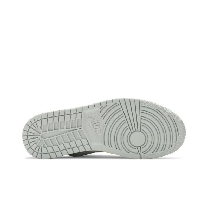 Air Jordan 1 Low Premium Hvit Grå Herresko