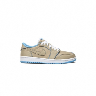 Air Jordan 1 Low Sb Khaki Blå Herresko