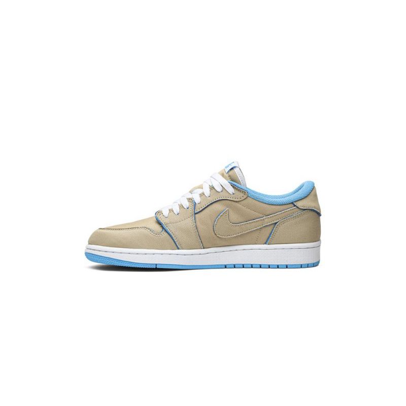Air Jordan 1 Low Sb Khaki Blå Herresko