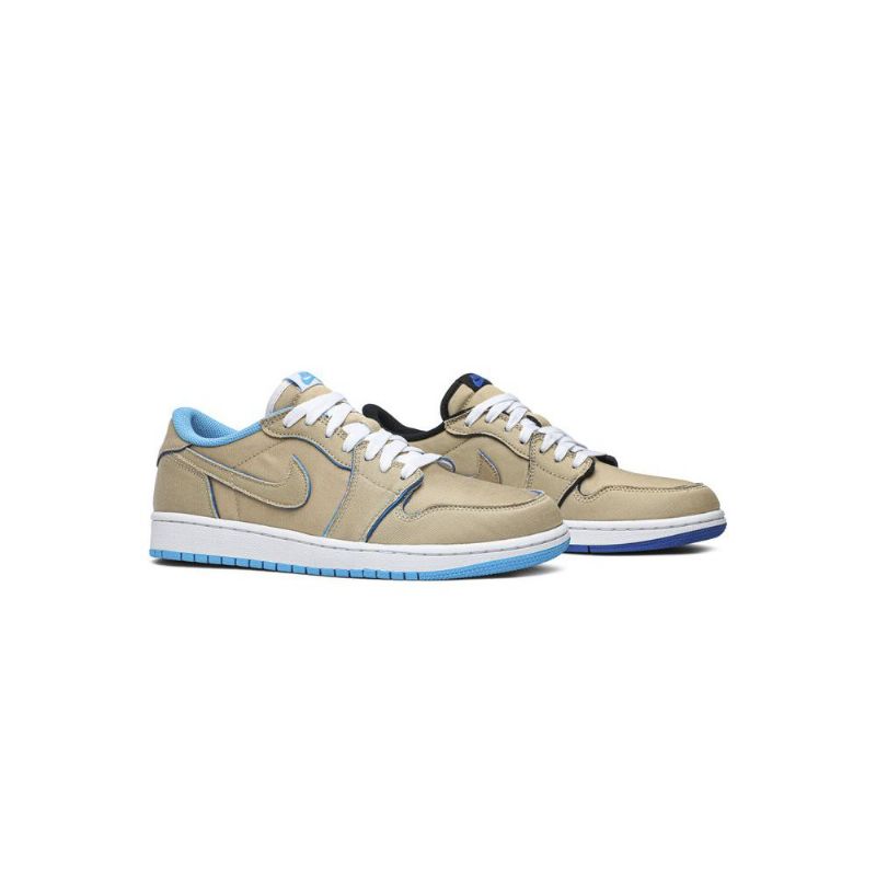 Air Jordan 1 Low Sb Khaki Blå Herresko