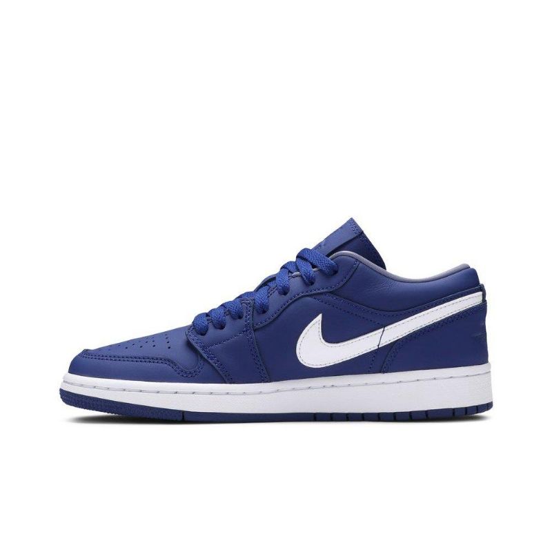 Air Jordan 1 Low Se Blå Hvit Damesko
