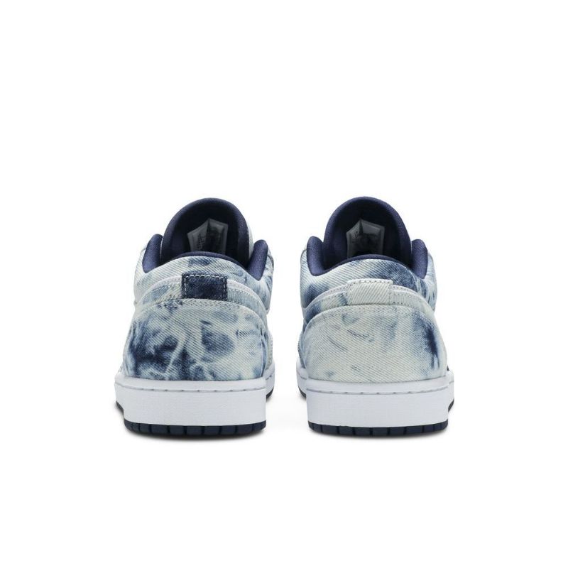 Air Jordan 1 Low Se Blå Hvit Herresko