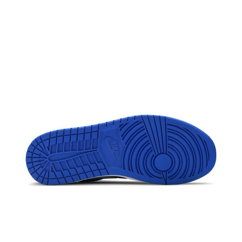 Air Jordan 1 Low Se Blå Svart Hvit Herresko