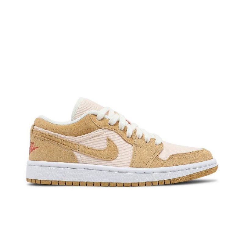 Air Jordan 1 Low Se Brun Beige Damesko