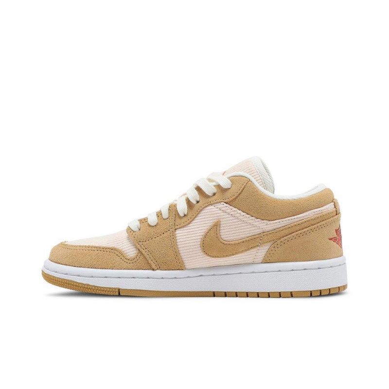 Air Jordan 1 Low Se Brun Beige Damesko
