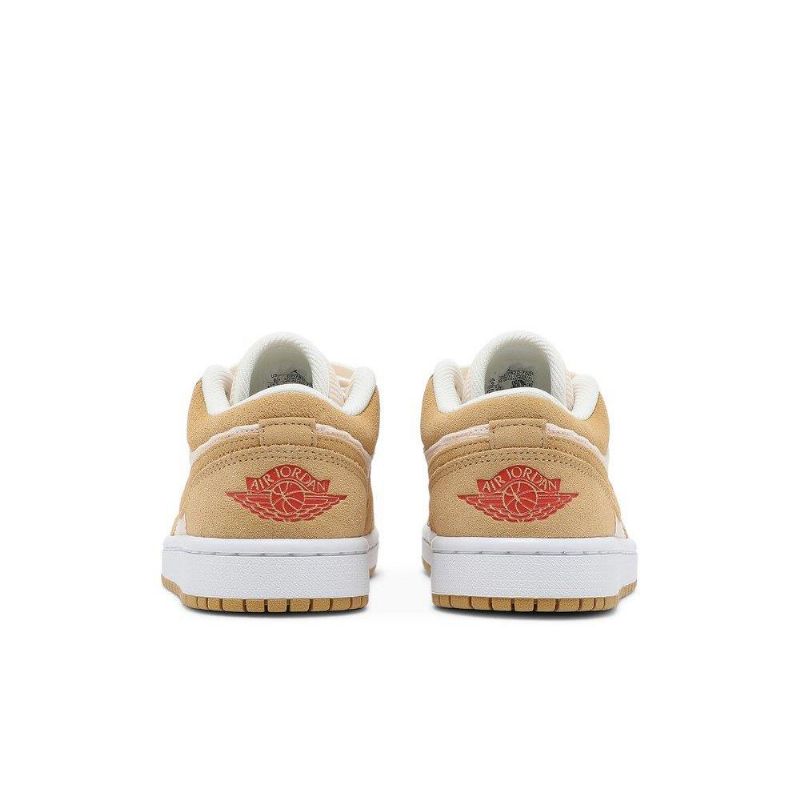 Air Jordan 1 Low Se Brun Beige Damesko