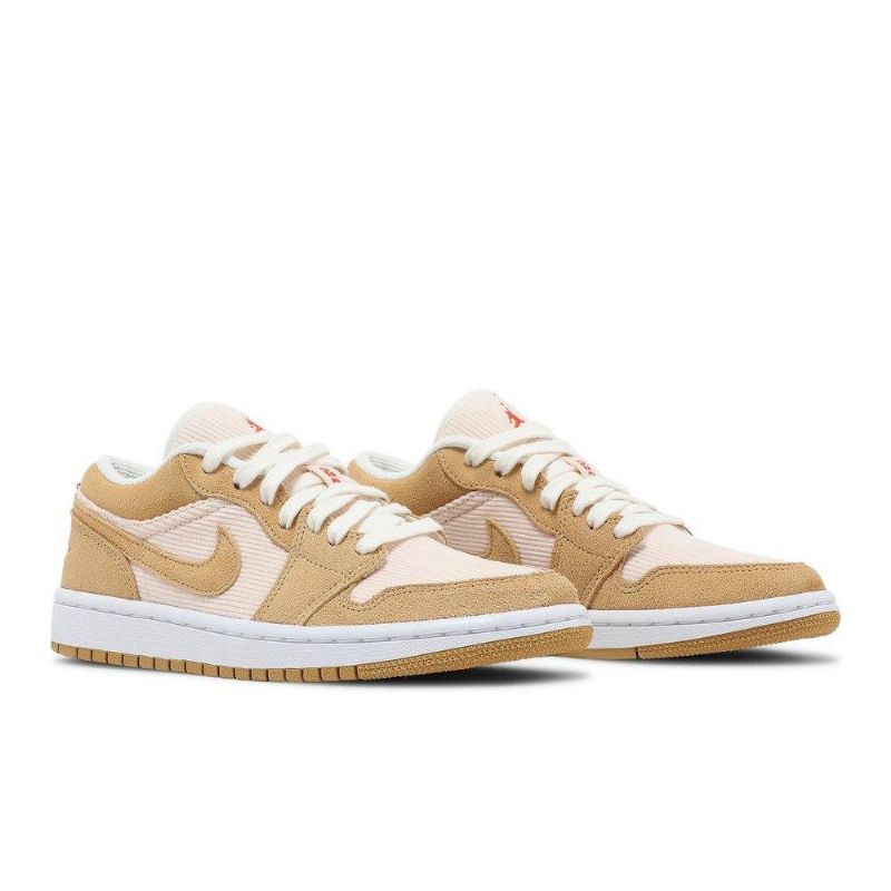 Air Jordan 1 Low Se Brun Beige Damesko