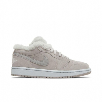 Air Jordan 1 Low Se Grå Hvit Damesko