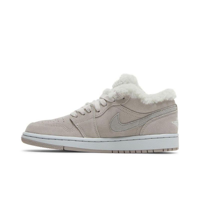 Air Jordan 1 Low Se Grå Hvit Damesko