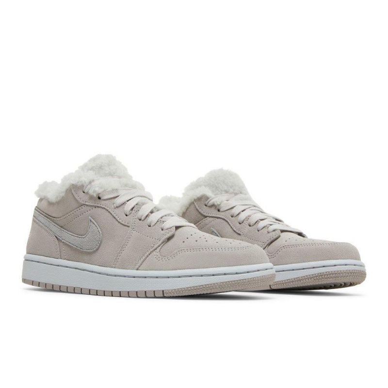 Air Jordan 1 Low Se Grå Hvit Damesko