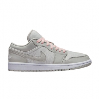 Air Jordan 1 Low Se Grå Rosa Damesko