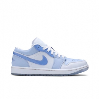Air Jordan 1 Low Se Gråblå Herresko