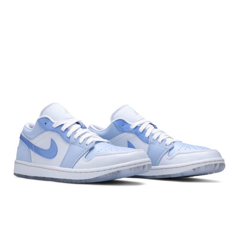 Air Jordan 1 Low Se Gråblå Herresko