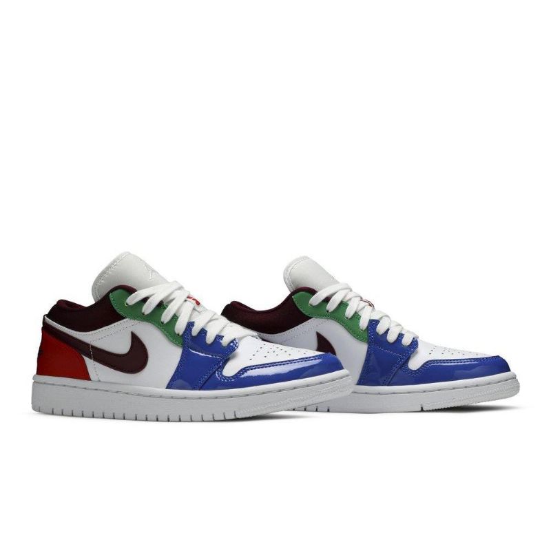 Air Jordan 1 Low Se Hvit Flerfarget Damesko