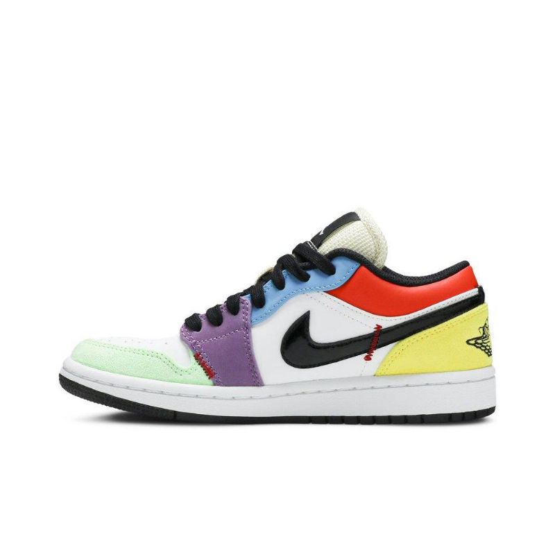 Air Jordan 1 Low Se Hvit Flerfarget Damesko