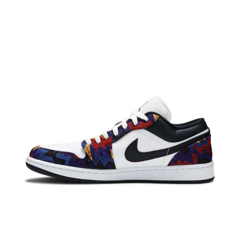 Air Jordan 1 Low Se Hvit Flerfarget Herresko
