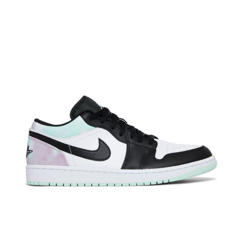 Air Jordan 1 Low Se Hvit Grønn Svart Herresko