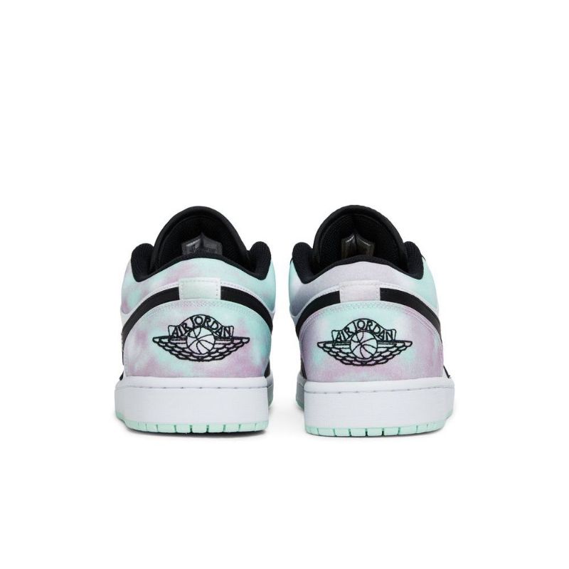 Air Jordan 1 Low Se Hvit Grønn Svart Herresko