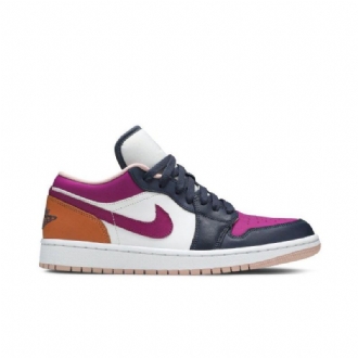Air Jordan 1 Low Se Hvit Svart Flerfarget Damesko