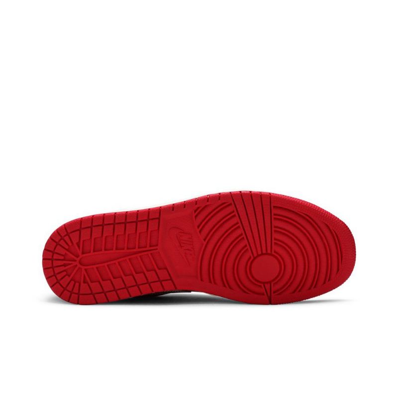 Air Jordan 1 Low Se Hvitt Rødt Gull Herresko