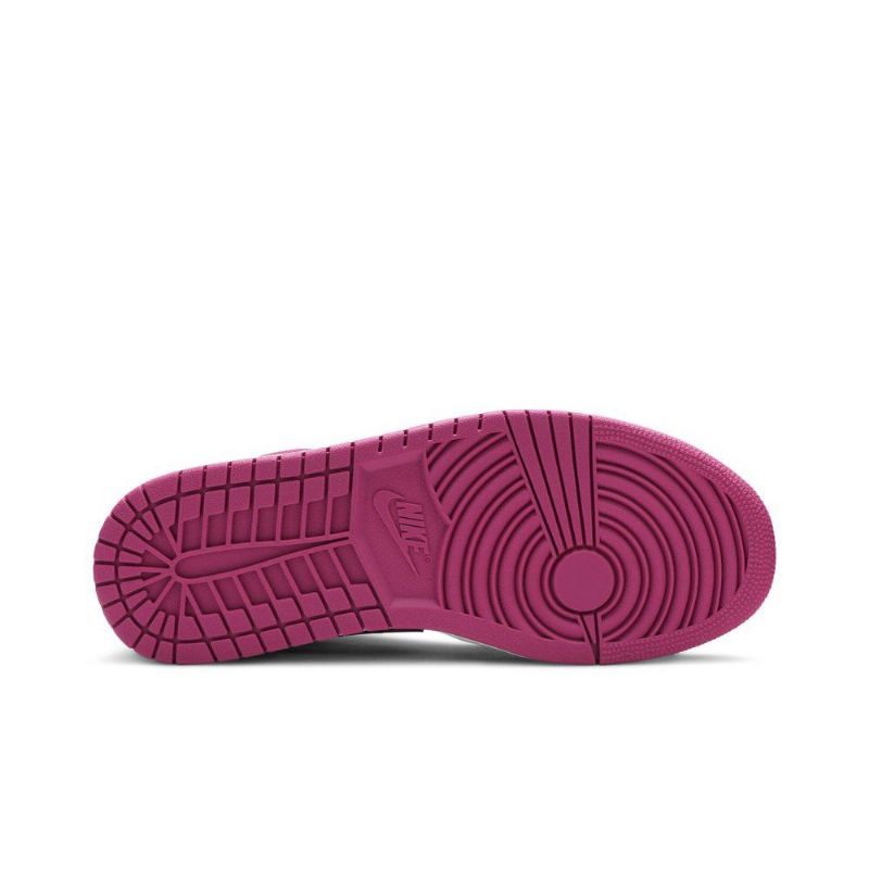 Air Jordan 1 Low Se Rosa Hvit Svart Herresko
