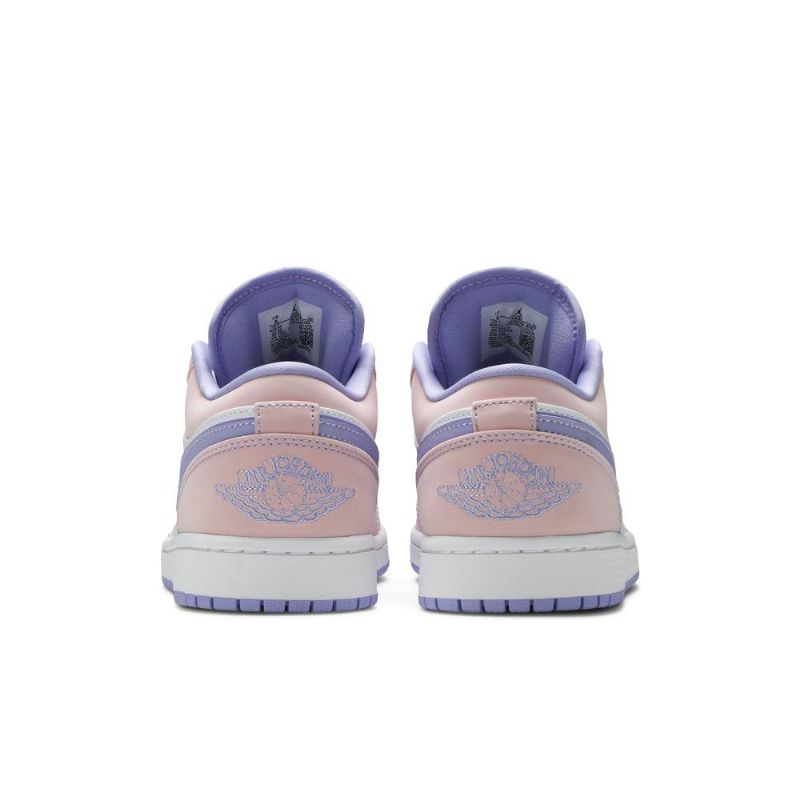 Air Jordan 1 Low Se Rosa Lilla Hvit Herresko