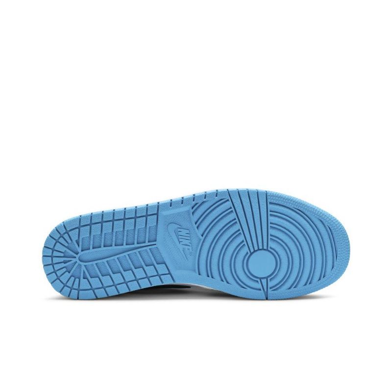 Air Jordan 1 Low Se Svart Blå Hvit Herresko