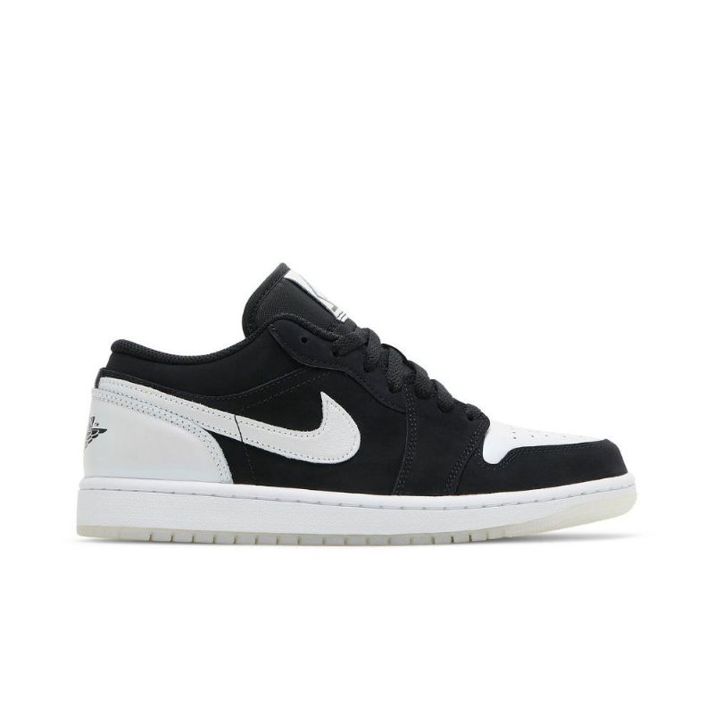 Air Jordan 1 Low Se Svart Hvit Herresko