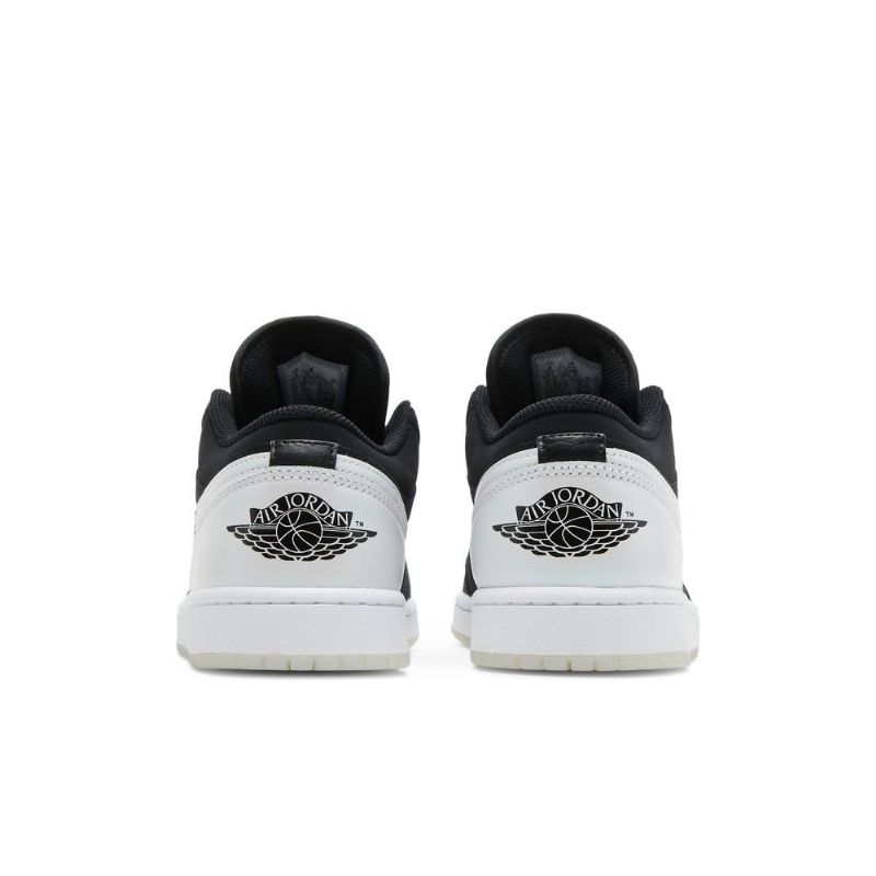 Air Jordan 1 Low Se Svart Hvit Herresko