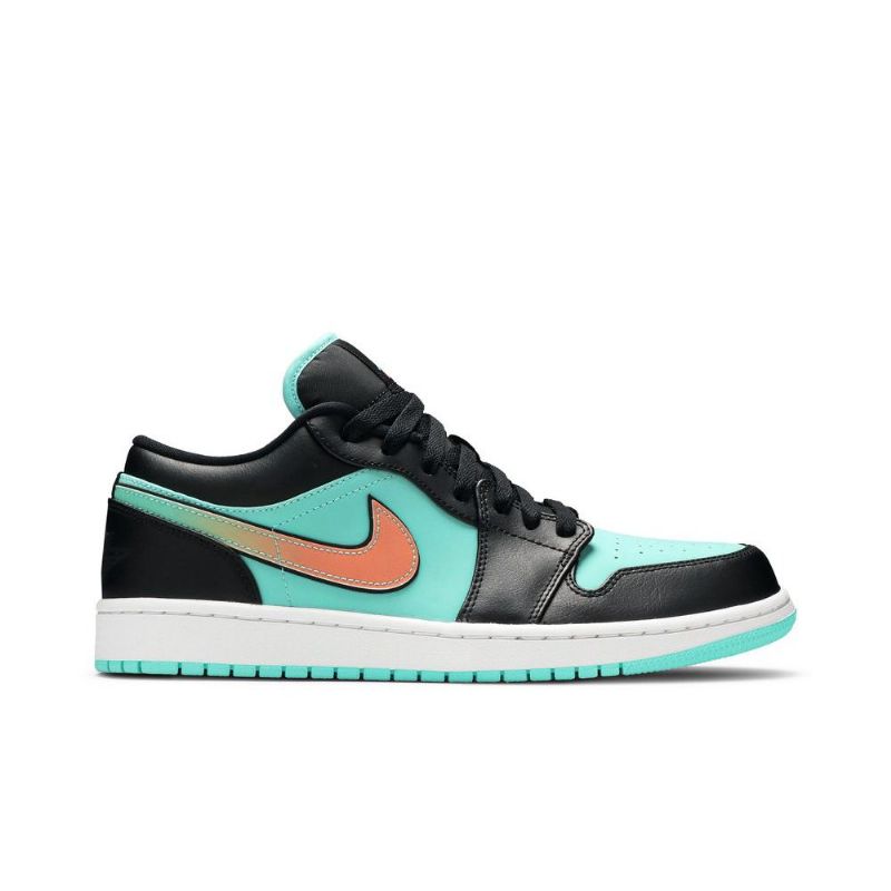 Air Jordan 1 Low Se Turkis Svart Rosa Herresko
