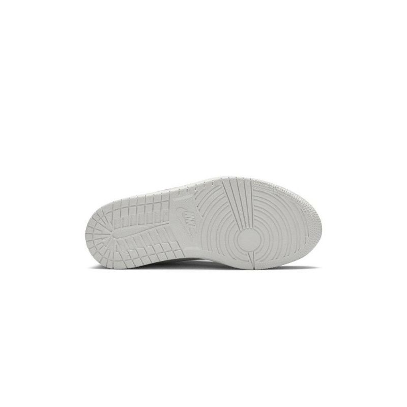 Air Jordan 1 Low Slip Hvit Grå Damesko