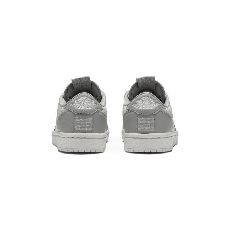 Air Jordan 1 Low Slip Hvit Grå Damesko