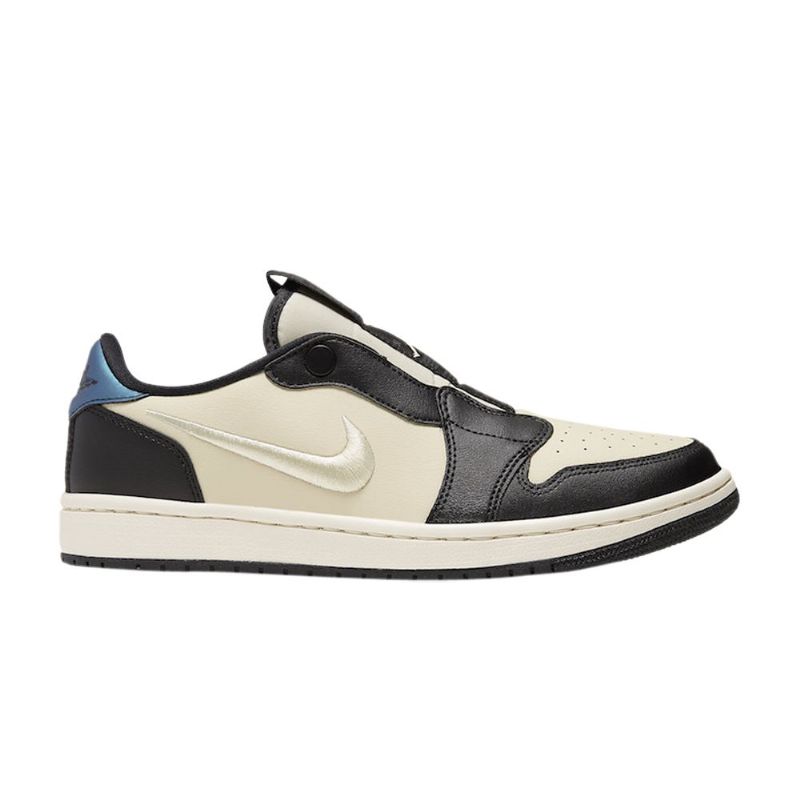 Air Jordan 1 Low Slip Khaki Svart Blå Damesko