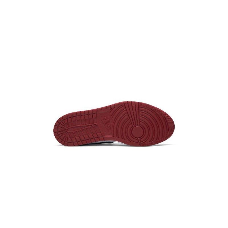 Air Jordan 1 Low Slip Rød Hvit Svart Damesko