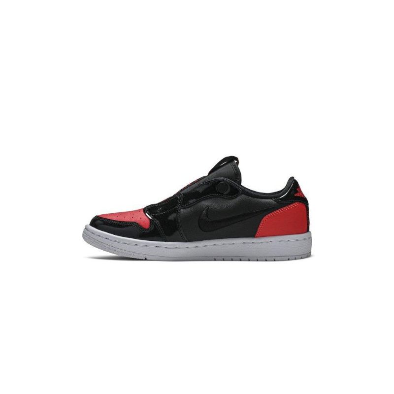 Air Jordan 1 Low Slip Rød Svart Damesko