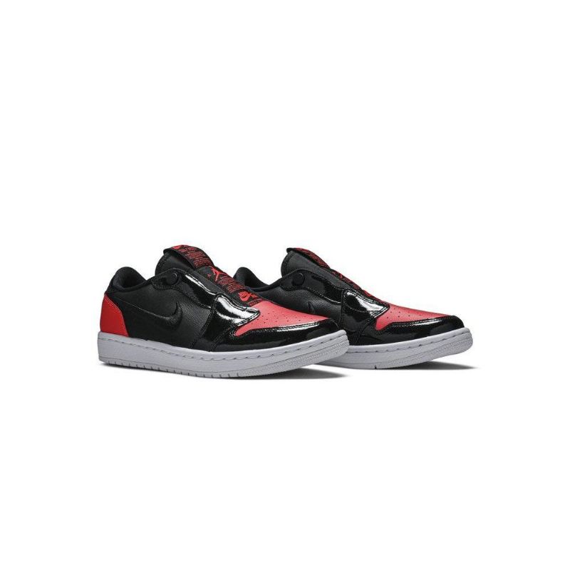 Air Jordan 1 Low Slip Rød Svart Damesko