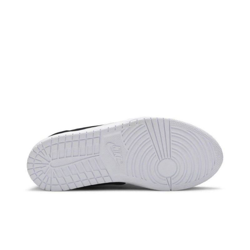 Air Jordan 1 Low Slip Svart Hvit Damesko