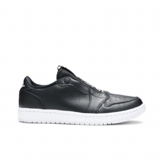 Air Jordan 1 Low Slip Svart Hvit Damesko